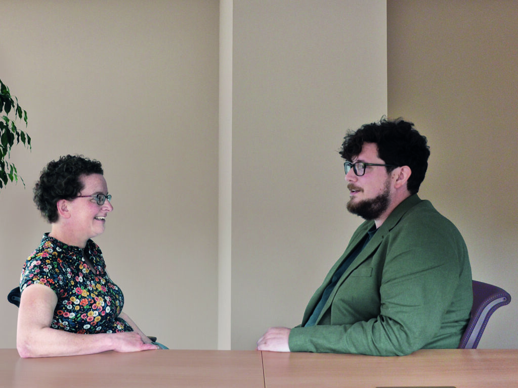 Gesprek tussen twee personen